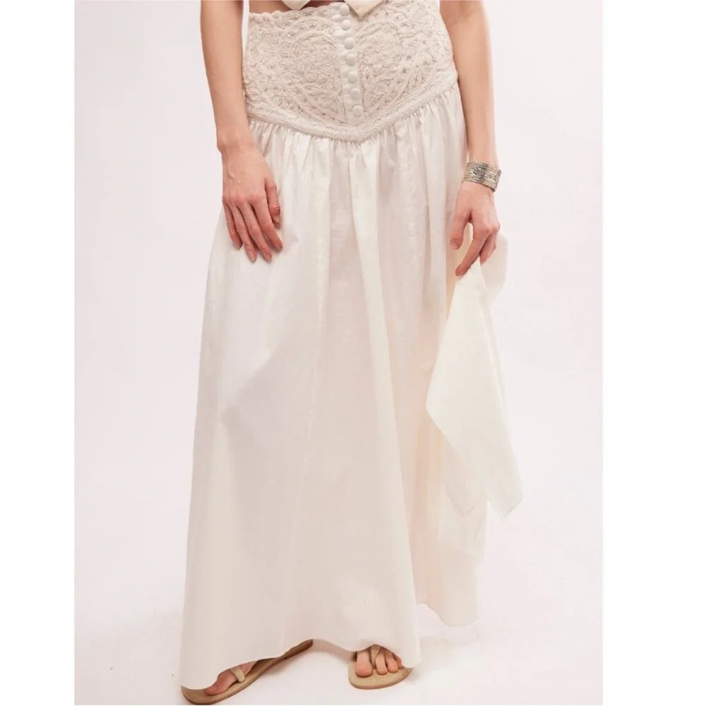 Free People Bella Battenburg Skirt - Picture 5 of 10